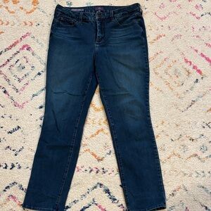 NYDJ Women's Straight Leg Jeans in Deep Blue